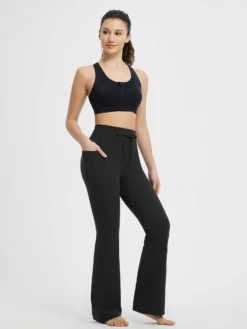 Yoga Drawstring High Waisted Flared Pants 25 Yoga Drawstring High Waisted Flared Pants -Baleaf Clothing Shop 12 5d795ac8 63f2 4edf 9504 0f5a9485d31d