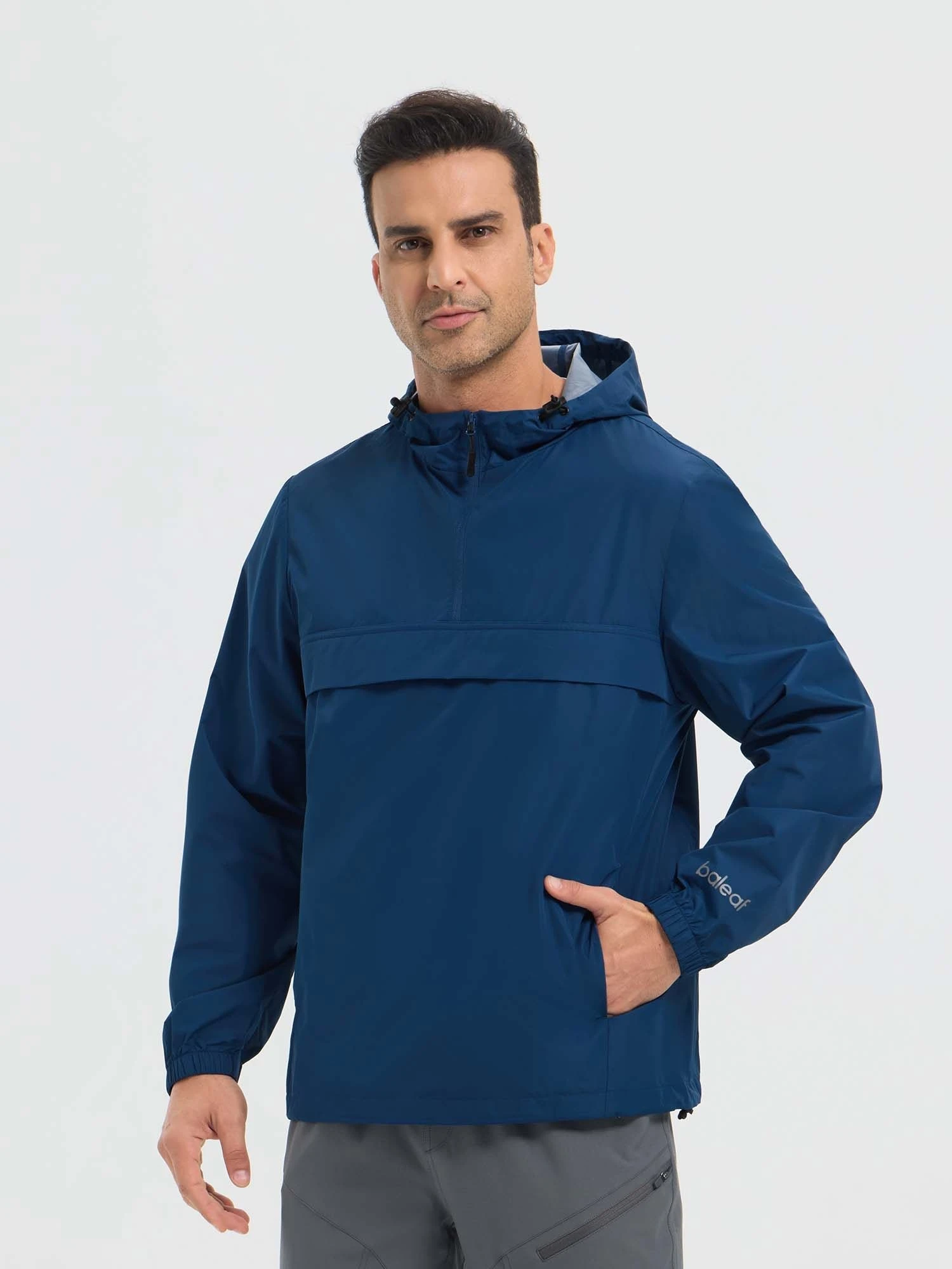 Outdoor Packable Hooded Windbreaker 7 Outdoor Packable Hooded Windbreaker - Image 7