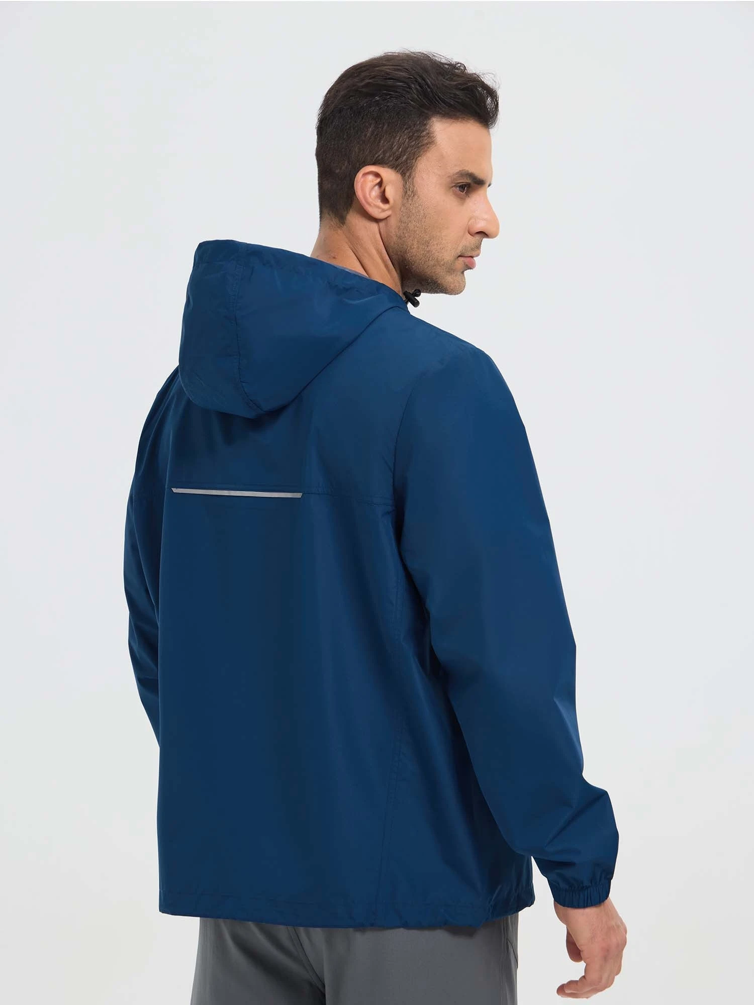 Outdoor Packable Hooded Windbreaker 12 Outdoor Packable Hooded Windbreaker - Image 12