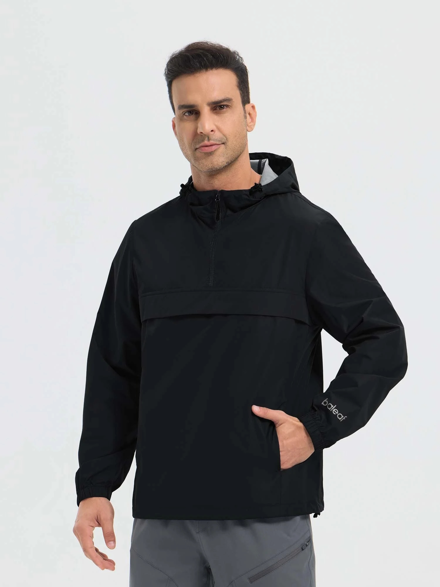 Outdoor Packable Hooded Windbreaker 1 Outdoor Packable Hooded Windbreaker