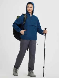 Outdoor 1/4 Zipper Hooded Windproof Jacket -Baleaf Clothing Shop 16 62fcee41 3614 4e94 92c9 2568379b0ded