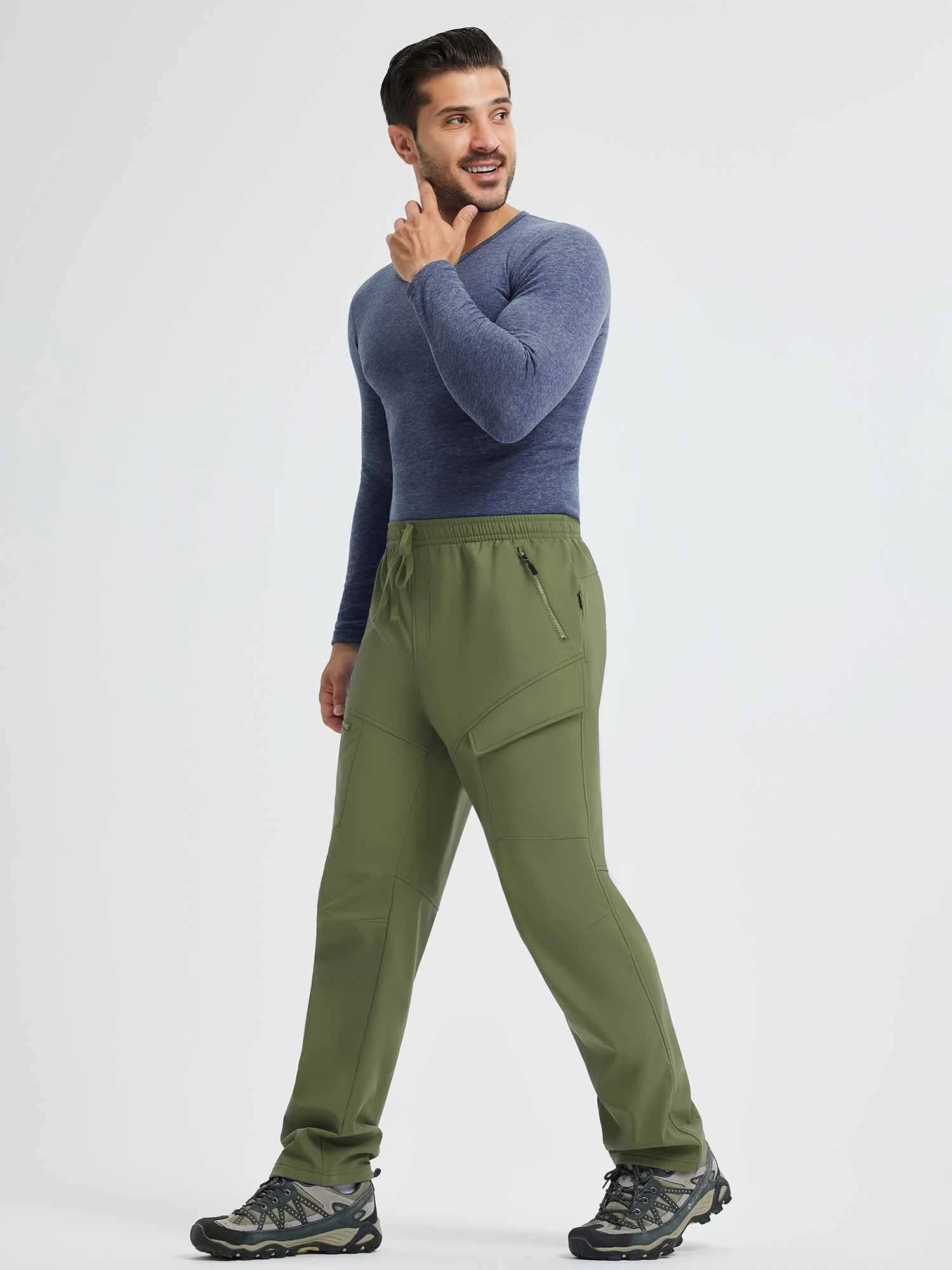 Outdoor Waterproof Multi-Pocket Straight-Leg Workwear Pants 5 Outdoor Waterproof Multi-Pocket Straight-Leg Workwear Pants - Image 5