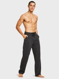 Men's Yoga Drawstring Straight Jane Pants (2-Pack) -Baleaf Clothing Shop 1 10