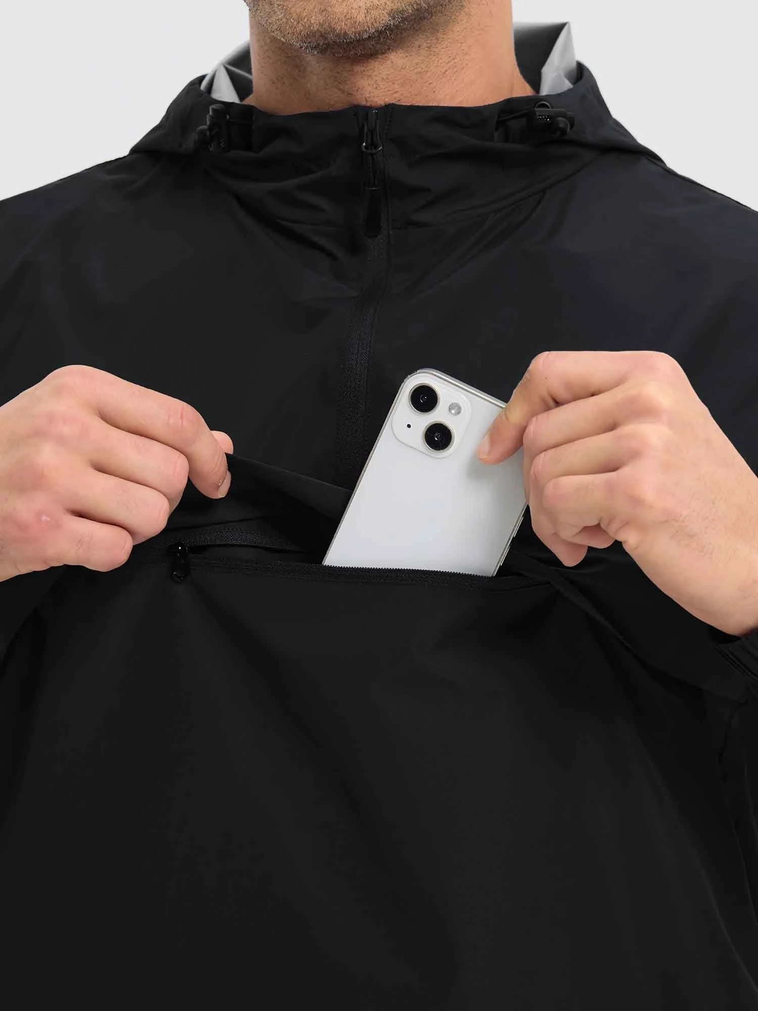 Outdoor Packable Hooded Windbreaker 2 Outdoor Packable Hooded Windbreaker - Image 2