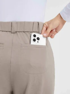 Yoga Fleece High Waisted Tapered Pants 27 Yoga Fleece High Waisted Tapered Pants -Baleaf Clothing Shop 1 37