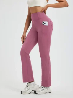 Women’s Running Boot-Cut Fleece Straight-Leg Pants -Baleaf Clothing Shop 202507095370 WH 1500x2000px 7595d6ae ec56 4d14 a04a 323a987386bd