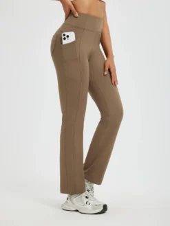 Women’s Running Boot-Cut Fleece Straight-Leg Pants -Baleaf Clothing Shop 202507095757 WH 1500x2000px 2d2c6014 fd7f 4103 920c 02d10b719b45