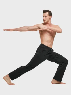 Men's Yoga Drawstring Straight Jane Pants (2-Pack) -Baleaf Clothing Shop 2 7