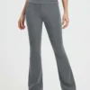 Yoga Fold-Over Waistband High-Waisted Flared Pants