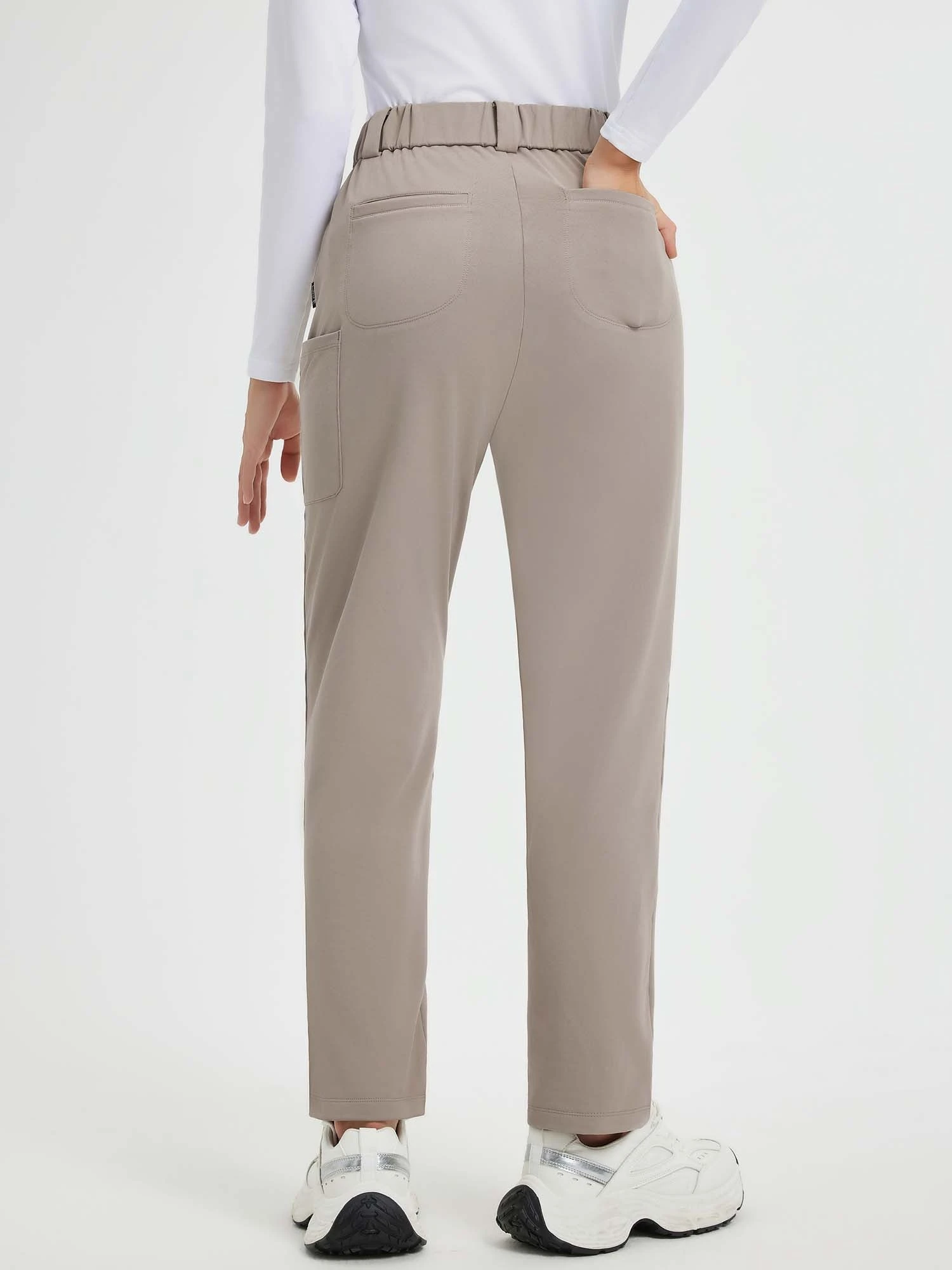 Yoga Fleece High Waisted Tapered Pants 10 Yoga Fleece High Waisted Tapered Pants - Image 10