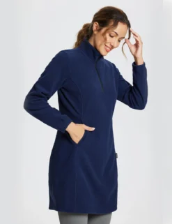 Long-Sleeve Quarter Zip Thermal Tunic Dress 34 Long-Sleeve Quarter Zip Thermal Tunic Dress -Baleaf Clothing Shop 3 b0e0524f 7a00 44ef 925d c61f2952134b
