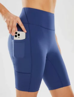 Women's 8" Light Compression Yoga Shorts -Baleaf Clothing Shop 5 75527373 1f09 495f a6da 8dc5b4e32b37