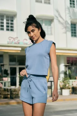 Set：A-Line Shorts & Sleeveless Tee -Baleaf Clothing Shop ALV3778 scaled