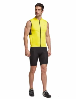 Men's Sleeveless Cycling Jersey -Baleaf Clothing Shop aaa469 Yellow 02