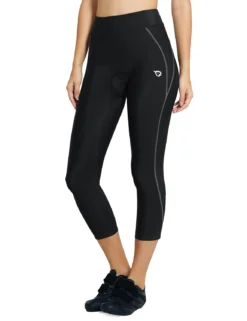Women's 3/4 Padded Bike Capris Pants -Baleaf Clothing Shop aab163