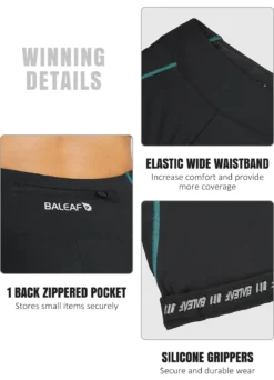 Women's 3/4 Padded Bike Capris Pants -Baleaf Clothing Shop aab163 1 c0bc6e64 4b10 4305 b295 91f19d89bb2b