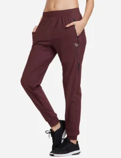 Flyleaf Mid Rise Lightweight Joggers 30 Flyleaf Mid Rise Lightweight Joggers -Baleaf Clothing Shop abd285 Dark Red 02