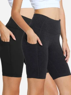 7" Yoga High Waist Comfort Shorts (2 Pack) -Baleaf Clothing Shop abh015A 574dffd1 50b2 47bc b430 66fb3204bca5