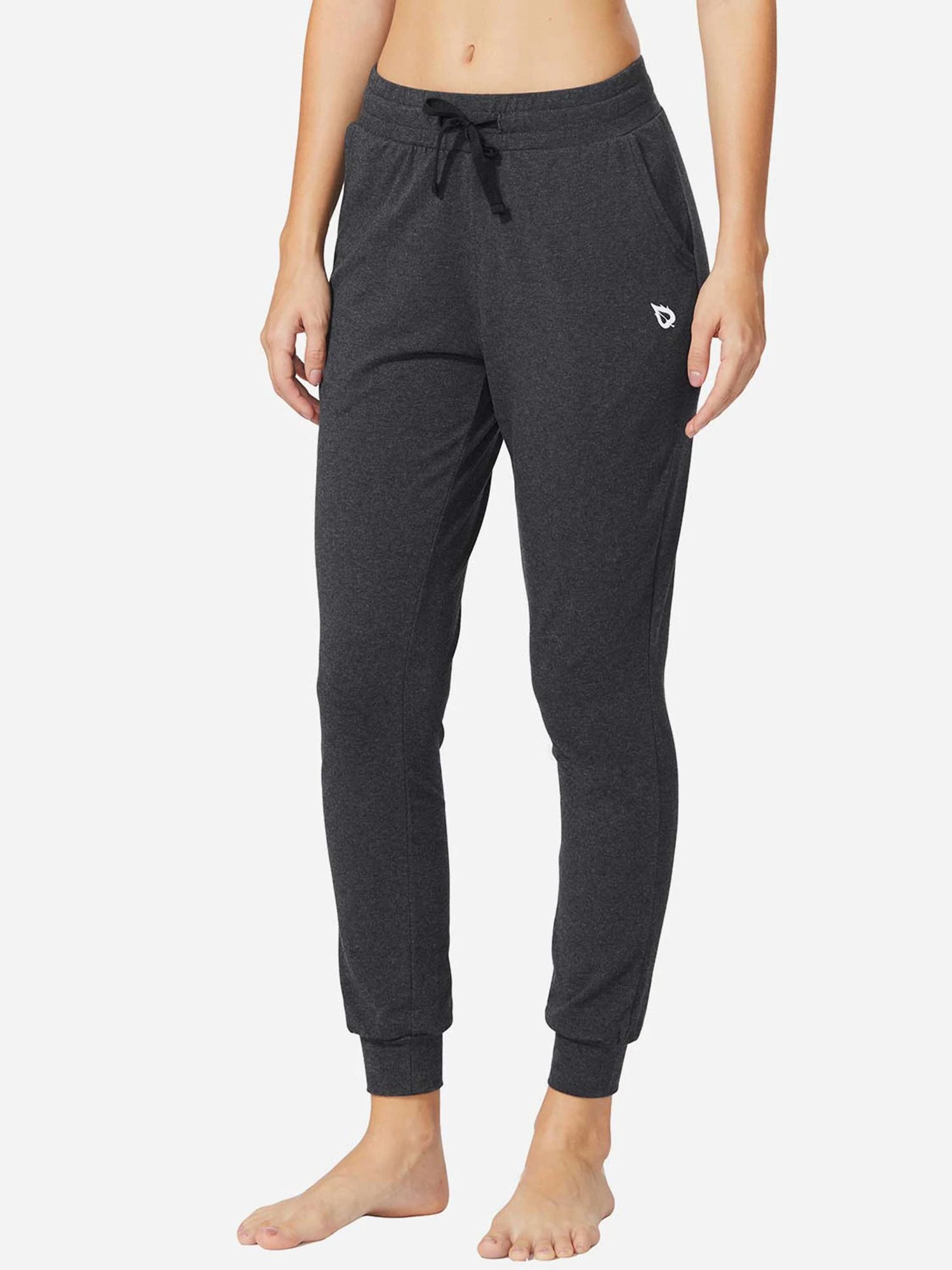 Women's Cotton Tapered Sweatpants 3 Women's Cotton Tapered Sweatpants - Image 3