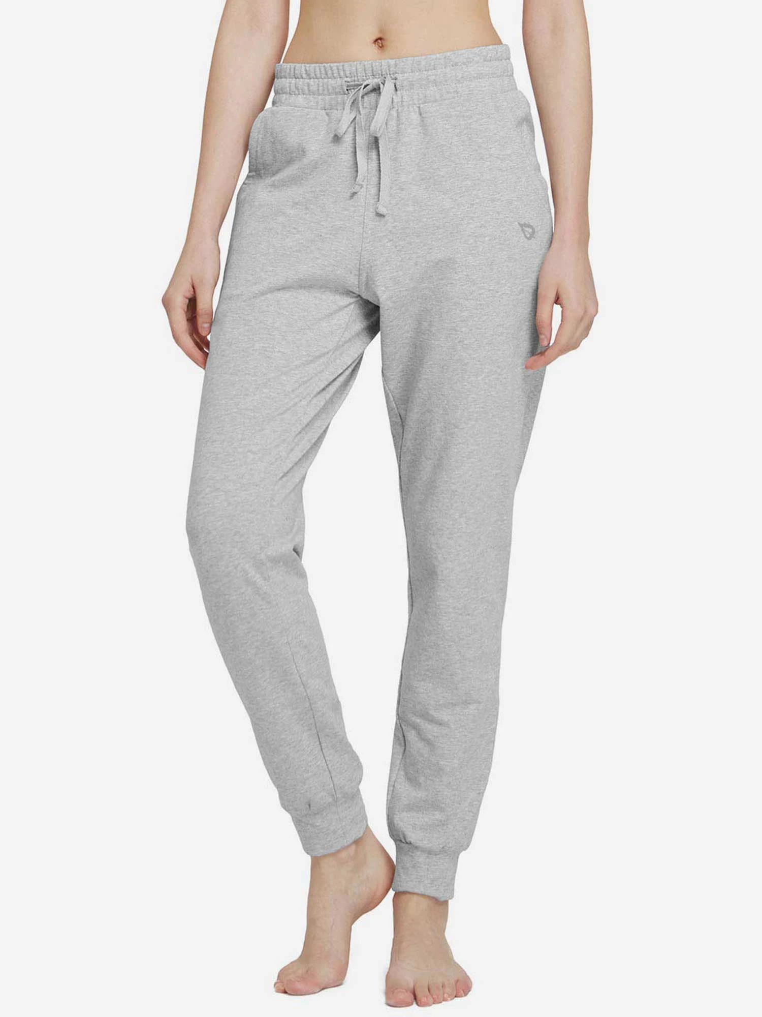 Women's Cotton Tapered Sweatpants 10 Women's Cotton Tapered Sweatpants - Image 10