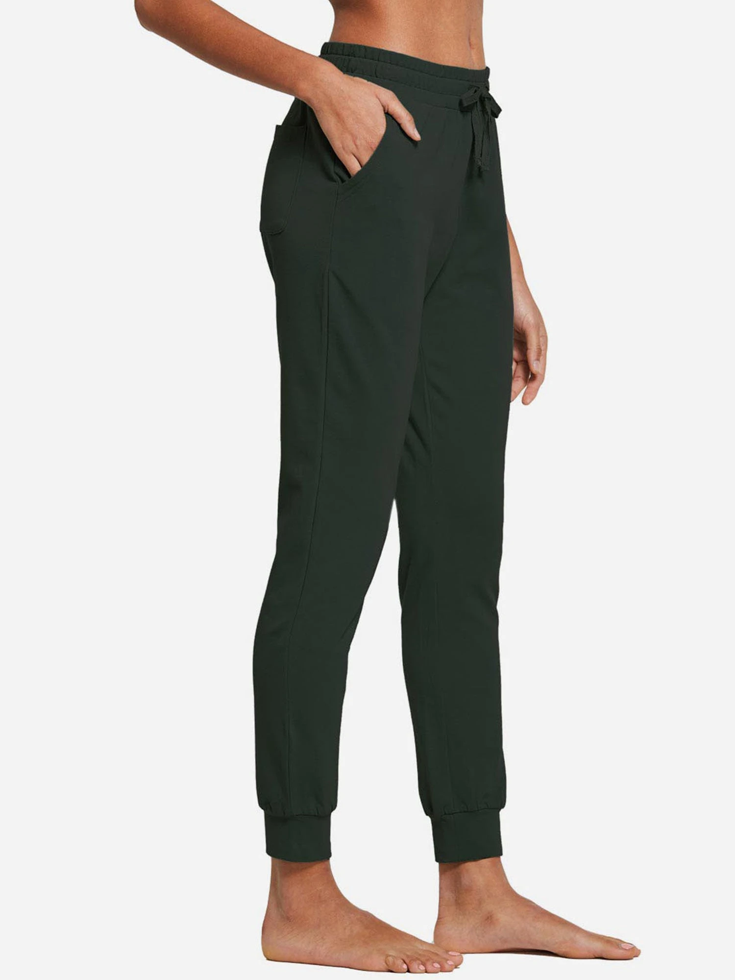 Women's Cotton Tapered Sweatpants 8 Women's Cotton Tapered Sweatpants - Image 8