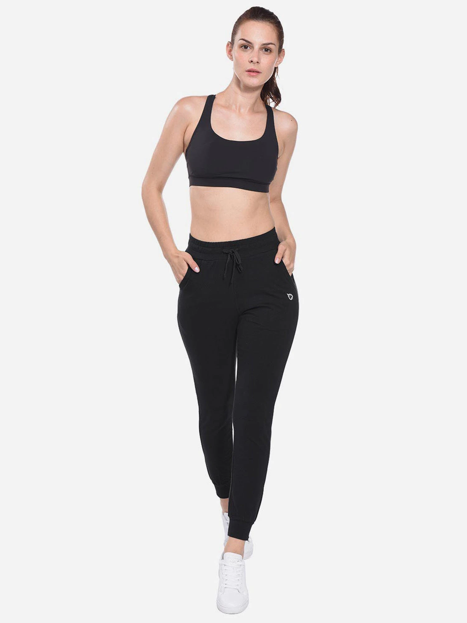 Women's Cotton Tapered Sweatpants 15 Women's Cotton Tapered Sweatpants - Image 15