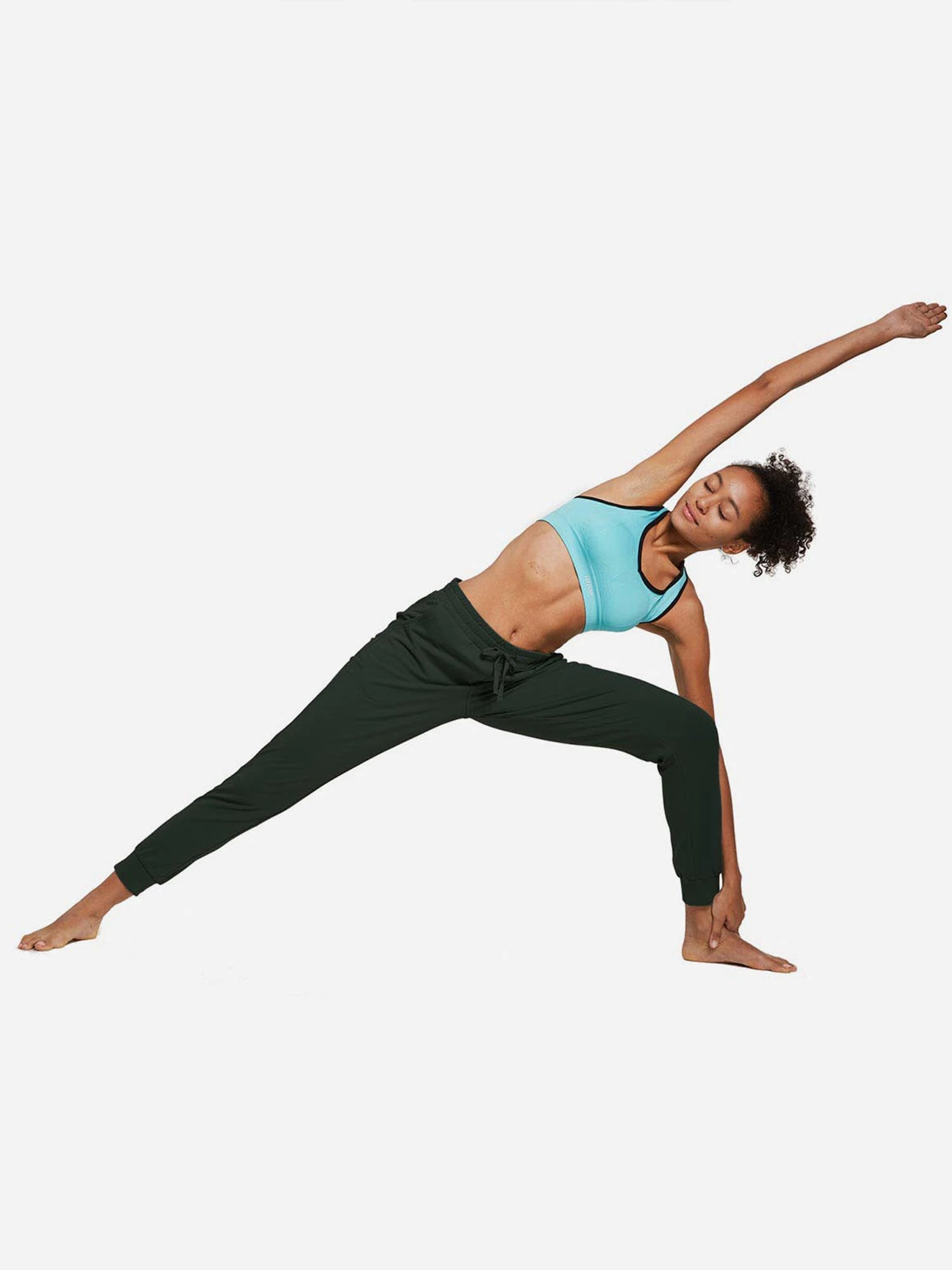 Women's Cotton Tapered Sweatpants 9 Women's Cotton Tapered Sweatpants - Image 9