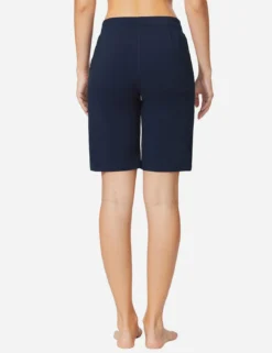 Evergreen High Rise Bermuda Shorts -Baleaf Clothing Shop abh104 Dark Blue af034527 8100 4eaa 9155 aec7fa7dcb22