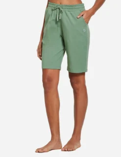 Evergreen Cotton Bermuda Shorts