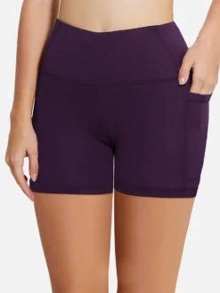 Women's 5" High-Waisted Compression Biker Shorts -Baleaf Clothing Shop abh110 3 3d1720b2 e50e 422d a2ed 424f187c15e0