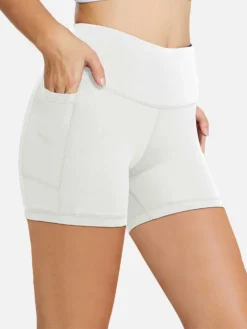 Women's 5" High-Waisted Compression Biker Shorts -Baleaf Clothing Shop abh110 3 9b5daafe e169 4844 9a9e c2539813aba4