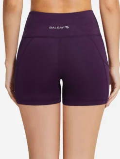 Women's 5" High-Waisted Compression Biker Shorts -Baleaf Clothing Shop abh110 5 aa77f0c2 580c 44bc 8dbc 5e1fe3fbbb1e