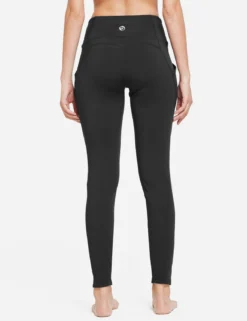 Laureate Thermal Pocketed Leggings -Baleaf Clothing Shop abh145 Black 03