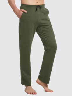 Men's Cotton Straight-Leg Lounge Drawstring Pants -Baleaf Clothing Shop abh146 1 ba2c31f0 de18 47ed 9fcd 4854d7184bc5