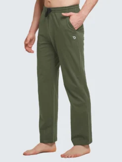 Men's Cotton Straight-Leg Lounge Drawstring Pants -Baleaf Clothing Shop abh146 2 88c5f4a7 c154 4af7 a8cf 3a834955d6d2