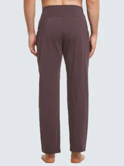 Men's Cotton Straight-Leg Lounge Drawstring Pants -Baleaf Clothing Shop abh146 3 9f727589 0ae5 45c7 81fc 1d7bedd34701