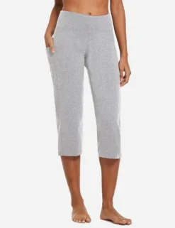 Laureate Cropped Sweatpants -Baleaf Clothing Shop abh161 Light Gray 01