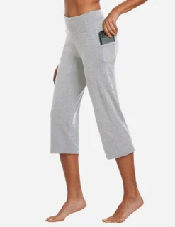 Laureate Cropped Sweatpants -Baleaf Clothing Shop abh161 Light Gray 02
