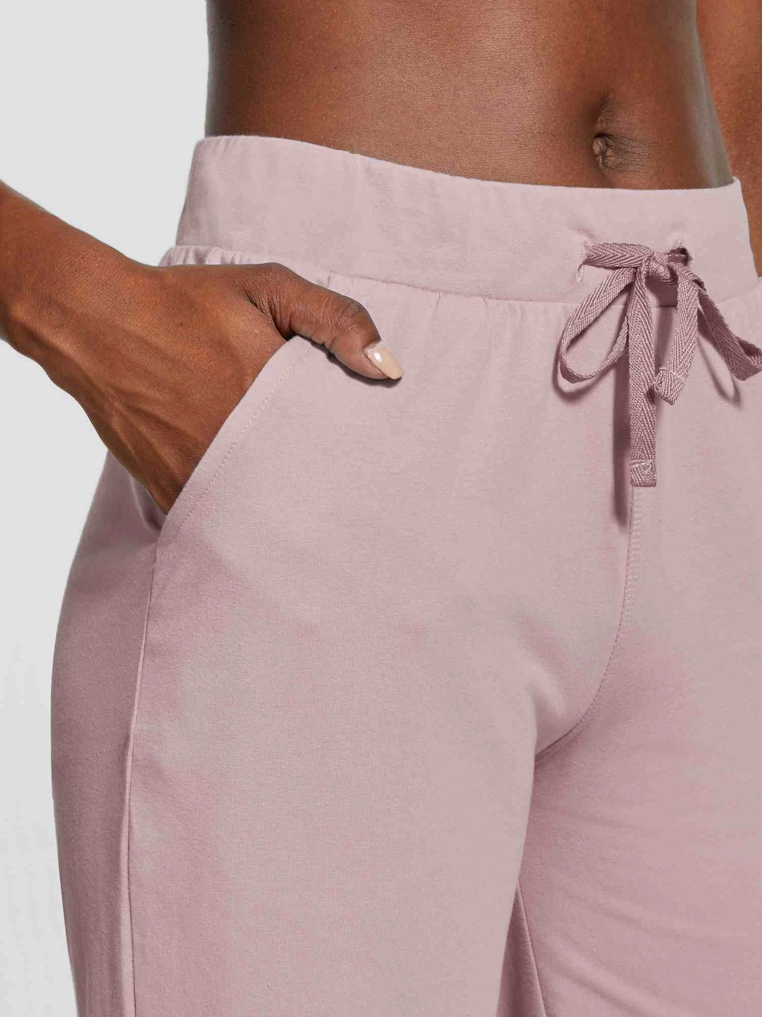 Women's Lightweight Wide-Leg Cotton Capri Pants 15 Women's Lightweight Wide-Leg Cotton Capri Pants - Image 15