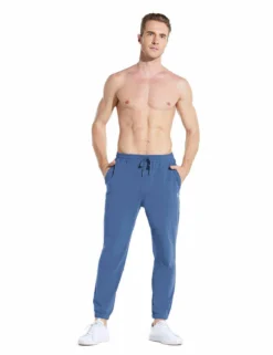 Men's 27" Cotton Sweatpants -Baleaf Clothing Shop abh220 Blue 02