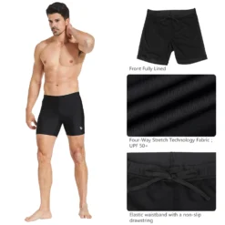 Men's Compression Square-Leg Swim Jammers -Baleaf Clothing Shop acf014 1ca10a0d a82f 447c bfe1 0af79f4aff1e