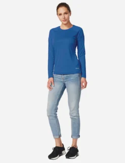 UPF50+ Crew Neck Sun Shirt -Baleaf Clothing Shop aga001 Ocean Blue 4f92a1b5 883d 4ef0 ab8b 14c073f9e3a3