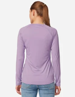 UPF50+ Crew Neck Sun Shirt -Baleaf Clothing Shop aga001 Purple 91ec38a1 2dc5 4c0e b800 9b4994eabeca