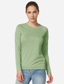 UPF50+ Crew Neck Sun Shirt -Baleaf Clothing Shop aga001 Sage a00ef718 c473 487d a849 35b80e294493