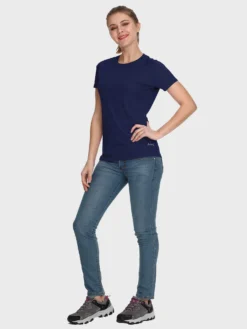 Women's Outdoor Short Sleeve T-Shirt -Baleaf Clothing Shop aga028 6