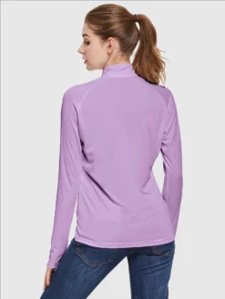 Women's UPF 50+ 1/4-Zip Sun Shirt -Baleaf Clothing Shop aga065 2f1069dd 5a95 42d8 b122 1c7dc444dba5