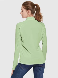 Women's UPF 50+ 1/4-Zip Sun Shirt -Baleaf Clothing Shop aga065 7080b0e9 ef4b 4d4d a11e 802272ee2916