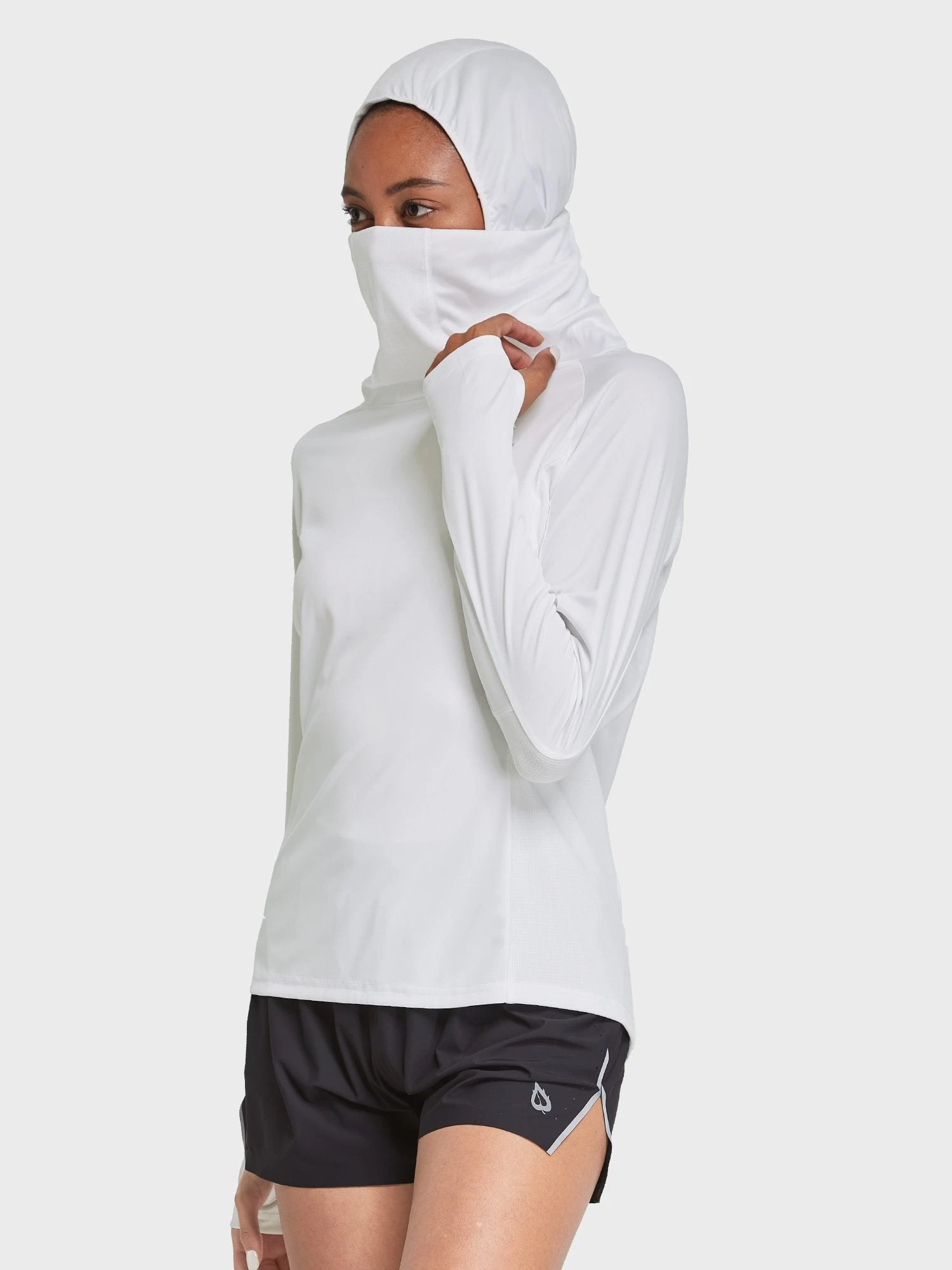Women's UPF 50+ Hiking Shirt With Face Cover 9 Women's UPF 50+ Hiking Shirt With Face Cover - Image 9