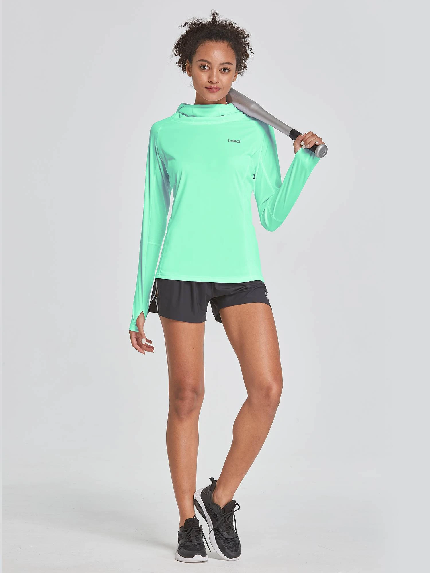 Women's UPF 50+ Hiking Shirt With Face Cover 6 Women's UPF 50+ Hiking Shirt With Face Cover - Image 6