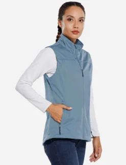 Women's Windproof Softshell Vest -Baleaf Clothing Shop aga106 2 b679a5af a239 495f a134 e59a5c7ffcbc